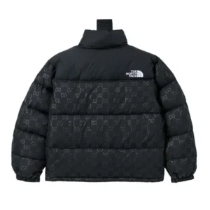 Replica Gucci x The North Face Down Jacket Black Monogram Reps - RepLuxe