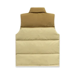 Replica The North Face 22Ss Down Vest Beige Reps - RepLuxe