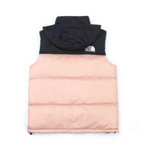 Replica The North Face 1996 Nuptse Vest Beige Black Reps - RepLuxe