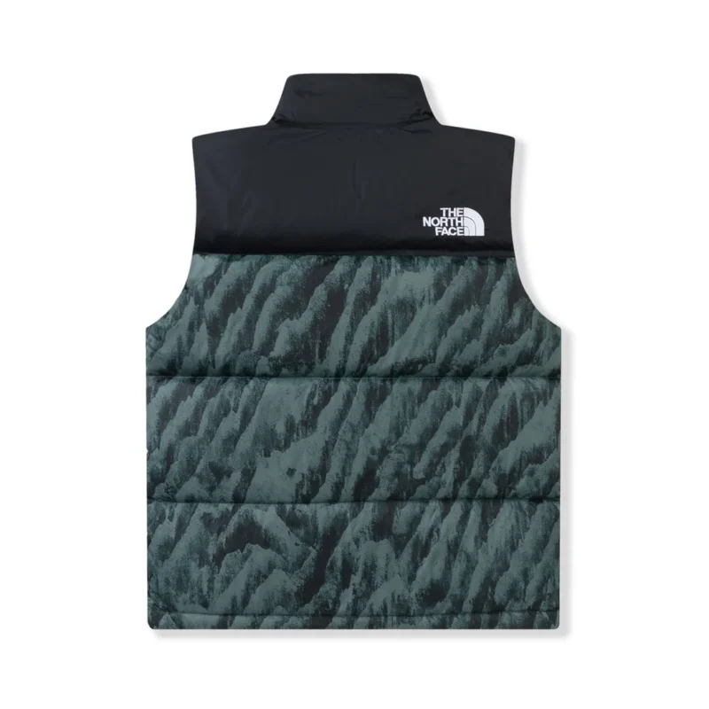 Replica The North Face 1996 Nuptse Vest Green Camo Reps - RepLuxe