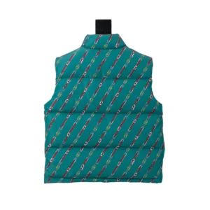 Replica THE NORTH FACE x GUCCI Vest Green Pattern Reps - RepLuxe