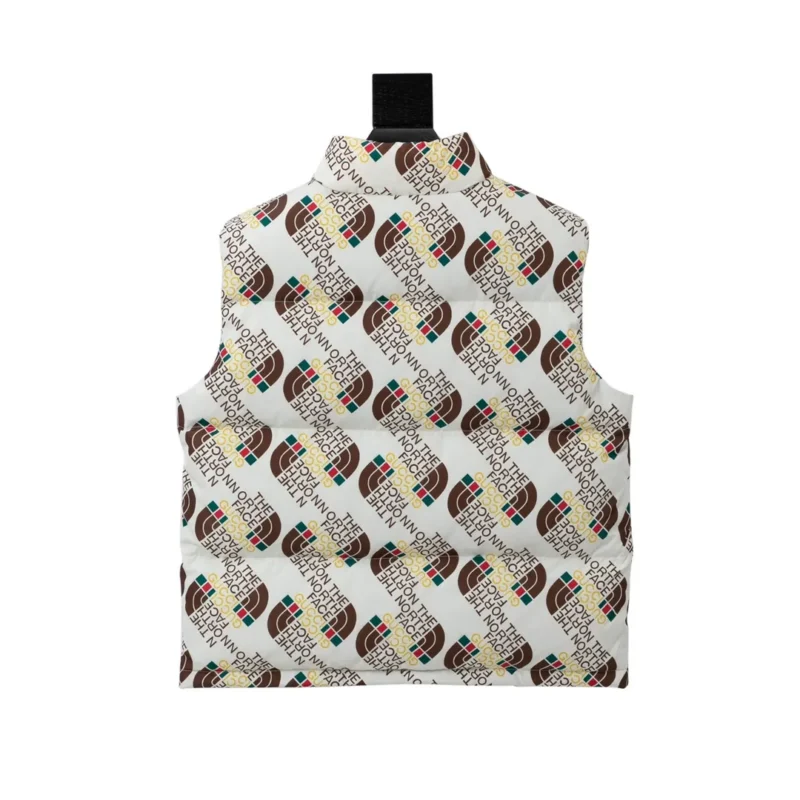 Replica THE NORTH FACE x GUCCI Down Vest White Reps - RepLuxe