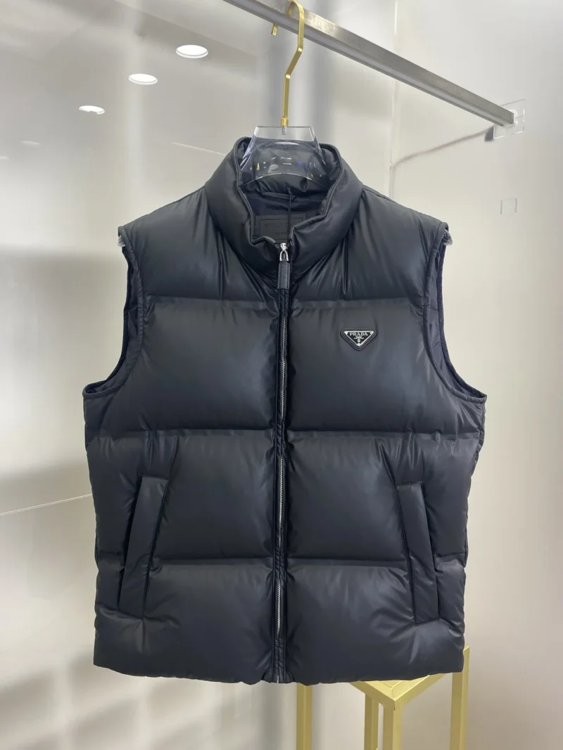Replica Prada Tech Down Vest Black Quilted Reps - RepLuxe