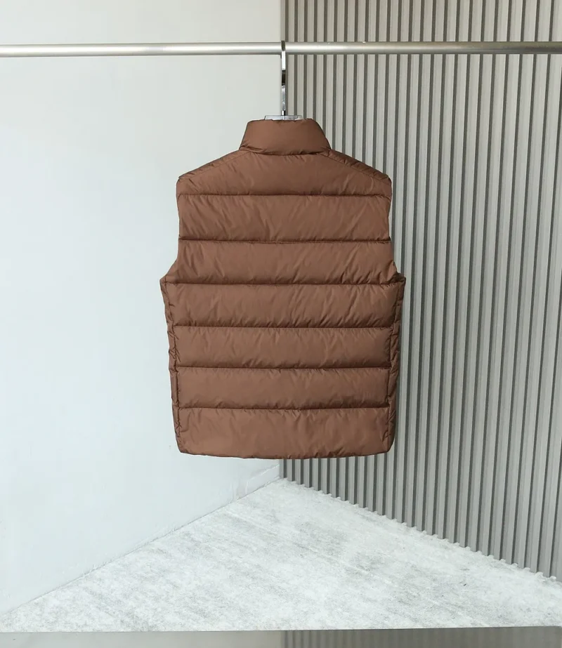 Replica Prada Re-Nylon Down Vest Cocoa Brown Reps - RepLuxe