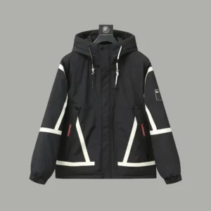 Replica Prada Hooded Down Jacket White Unisex Reps - RepLuxe