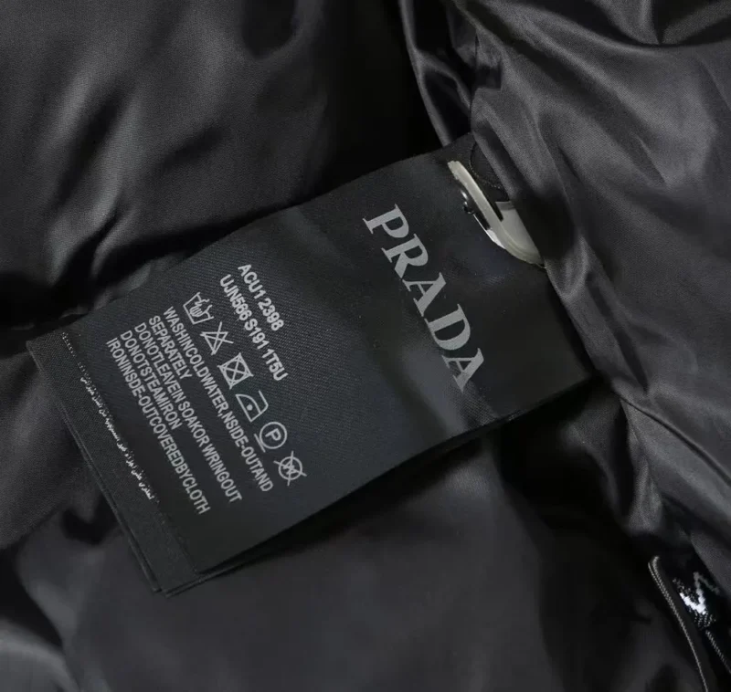 Replica Prada Down Jacket Black Quilted Style Reps - RepLuxe