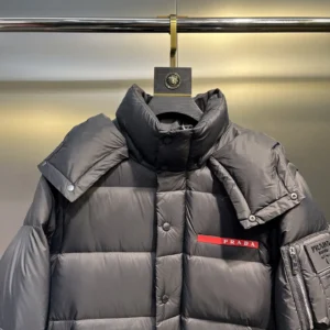 Replica Prada Down Jacket Black Padded Style Reps - RepLuxe