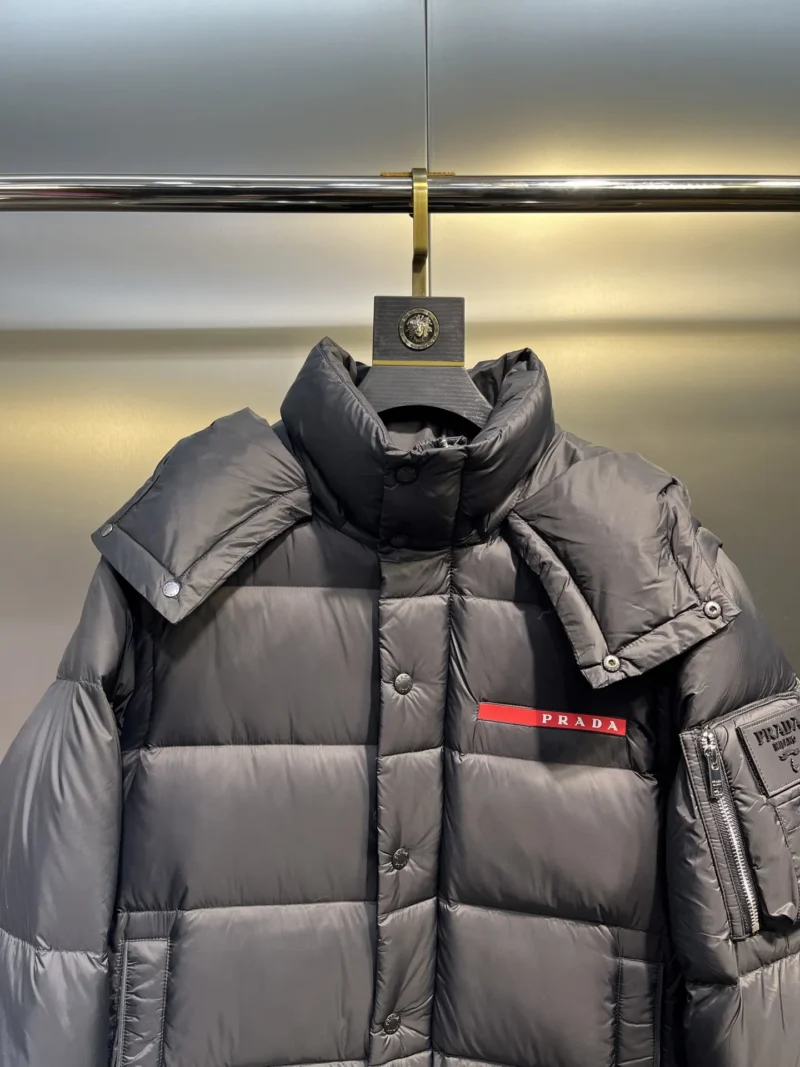 Replica Prada Down Jacket Black Padded Style Reps - RepLuxe