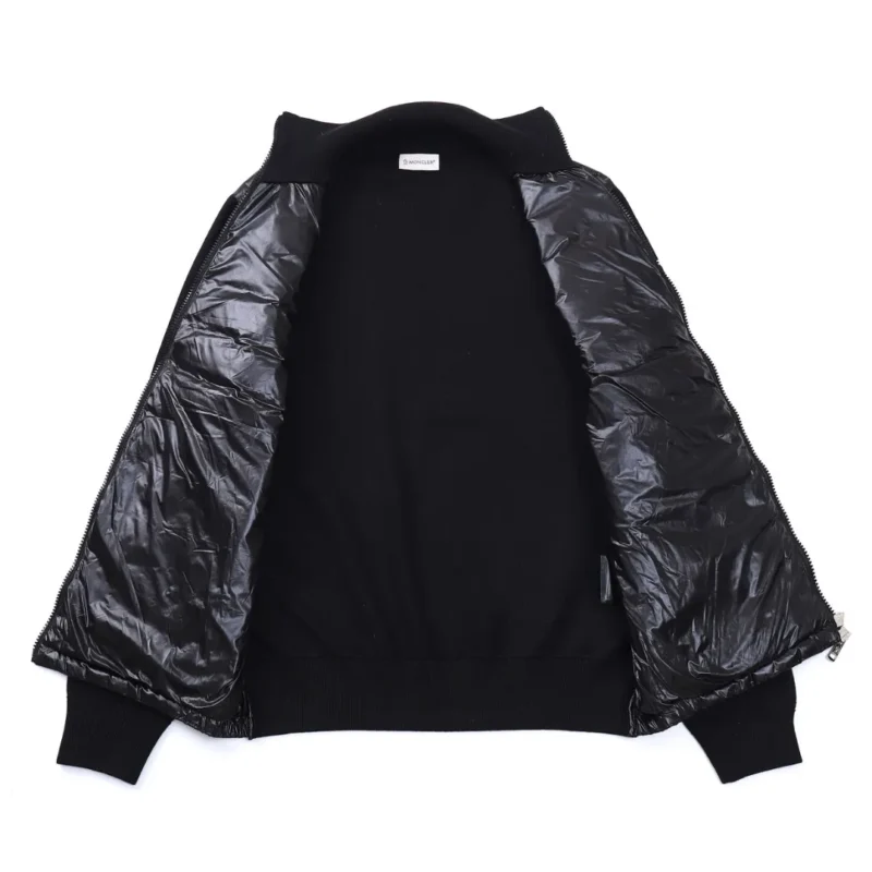 Replica Moncler M29 Knit Down Jacket Black Reps - RepLuxe