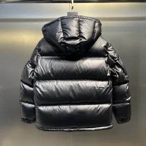 Replica Prada Down Jacket Black Hooded Puffer Reps - RepLuxe