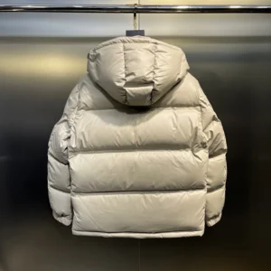 Replica Prada Down Jacket Beige Hooded Style Reps - RepLuxe