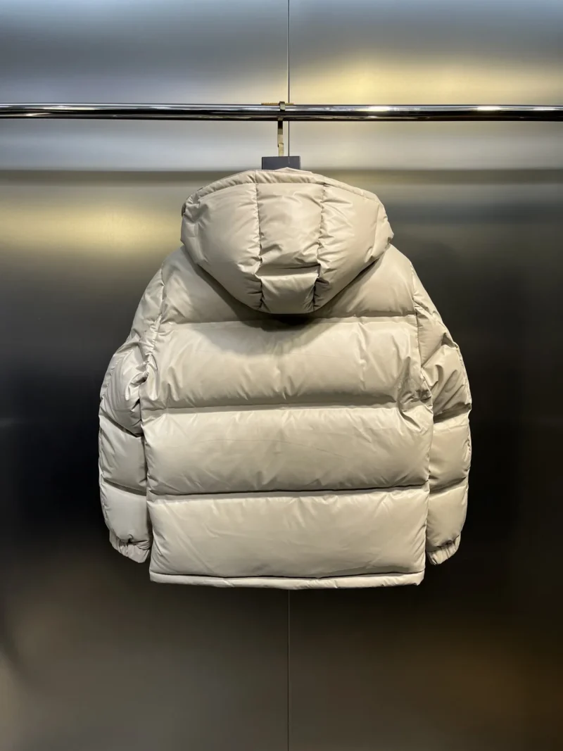 Replica Prada Down Jacket Beige Hooded Style Reps - RepLuxe