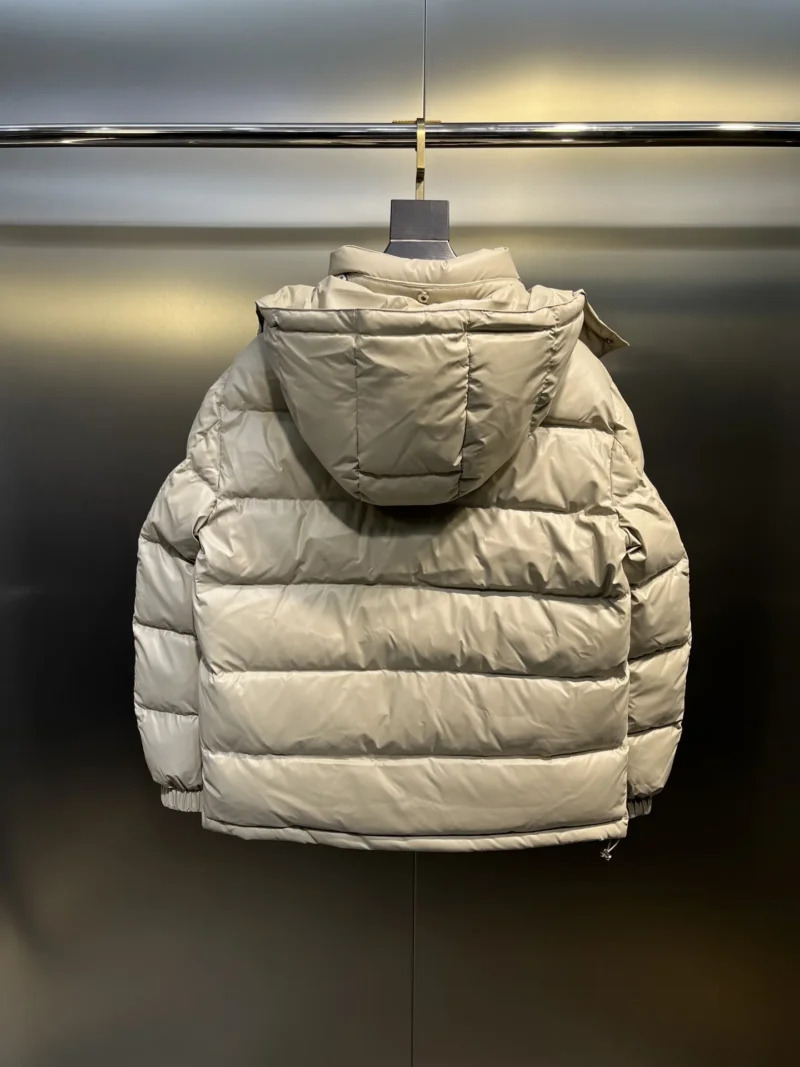 Replica Prada Minimalist Down Jacket Beige Hooded Reps - RepLuxe