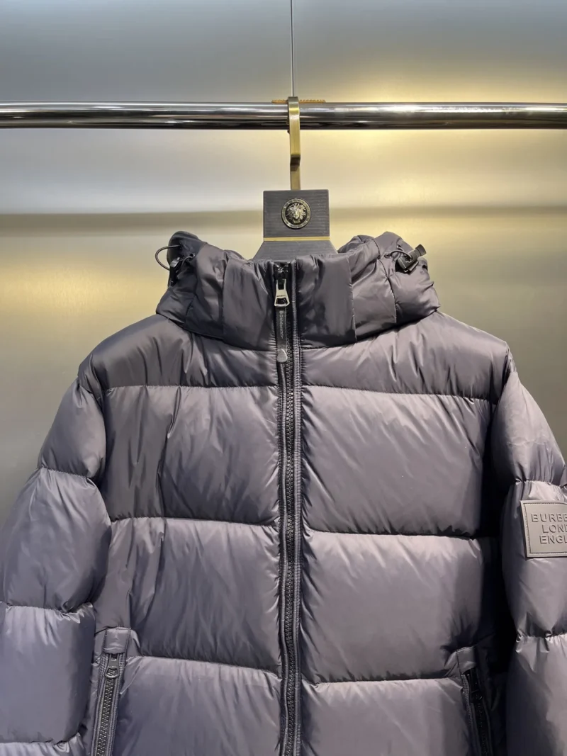 Replica Prada Down Jacket Grey Hooded Puffer Reps - RepLuxe