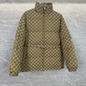 Replica Gucci Classic GG Down Jacket Beige Monogram Reps - RepLuxe