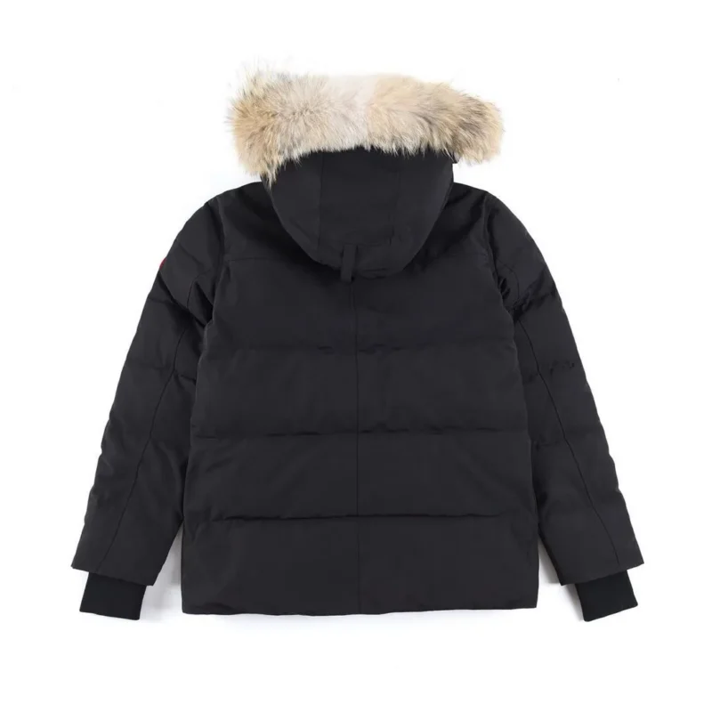 Replica Canada Goose Wyndham 388M Black Parka Reps - RepLuxe