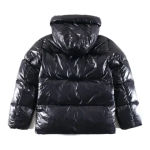 Replica Canada Goose Crofton Puffer Jacket Black Hooded Reps - RepLuxe
