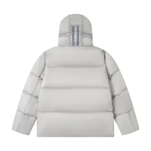 Replica Canada Goose Crofton G122 Light Grey Hooded Jacket Reps - RepLuxe