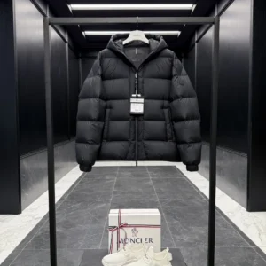 Replica Moncler Matt Black 558 Down Jacket Black Reps - RepLuxe