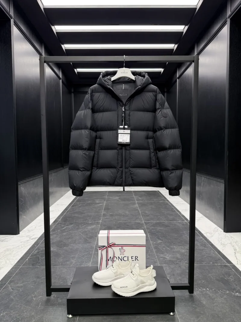 Replica Moncler Matt Black 558 Down Jacket Black Reps - RepLuxe