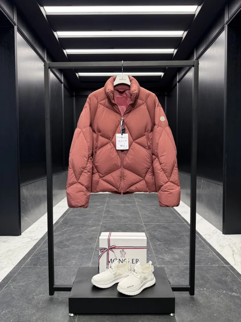 Replica Moncler Vardar Down Jacket Red Quilted Reps - RepLuxe