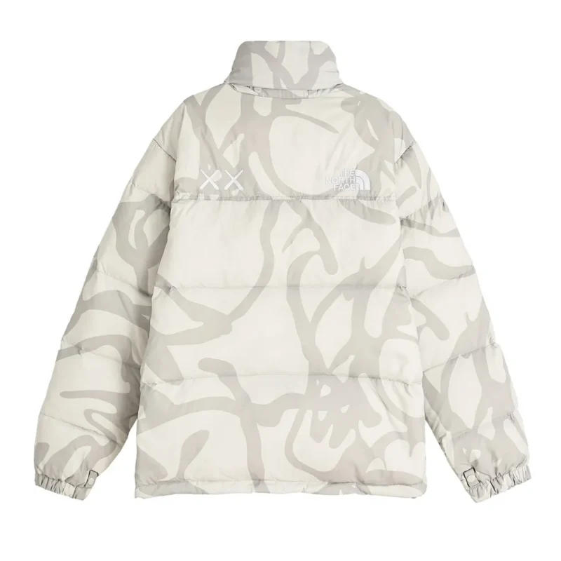 Replica The North Face Kaws 1996 Nuptse Jacket White Reps - RepLuxe