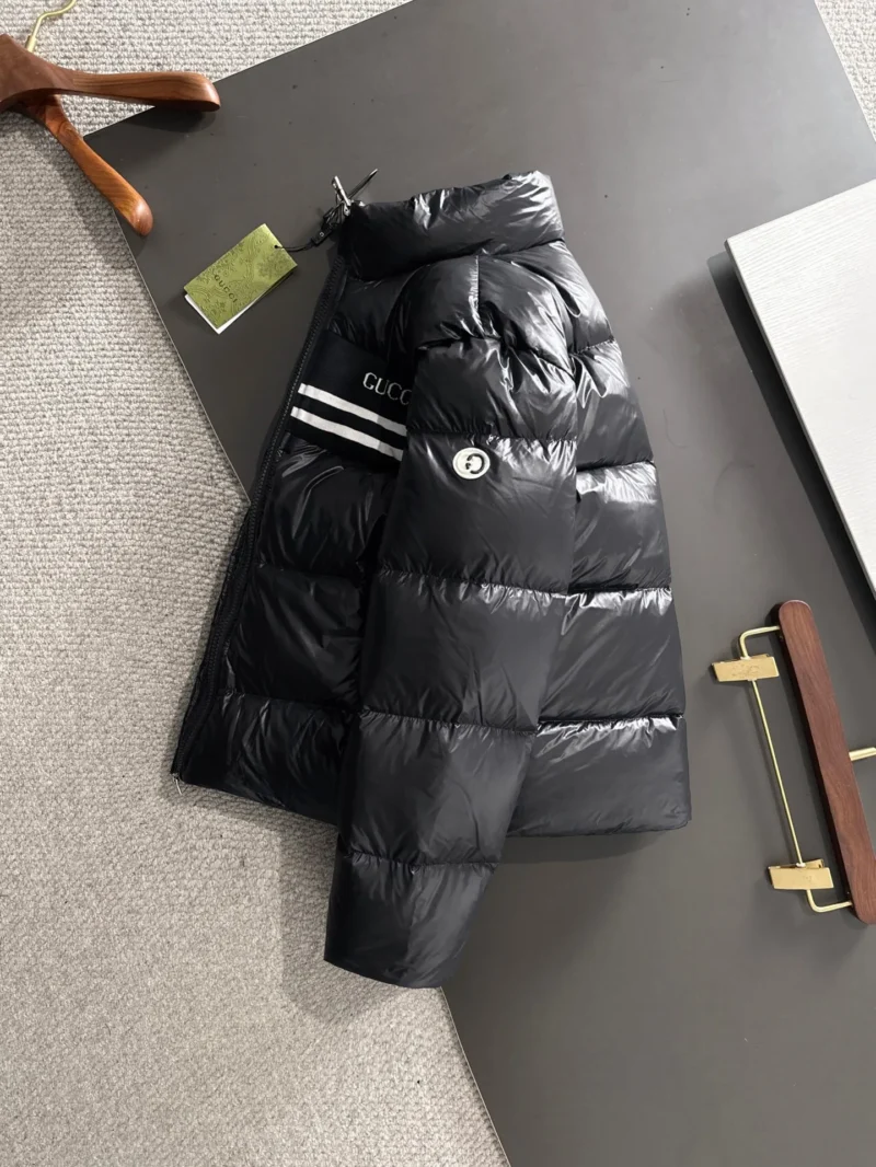 Replica Gucci Longue Saion Down Jacket Black Quilted Reps - RepLuxe