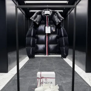 Replica Moncler Montbeliard Down Jacket Black Short Reps - RepLuxe