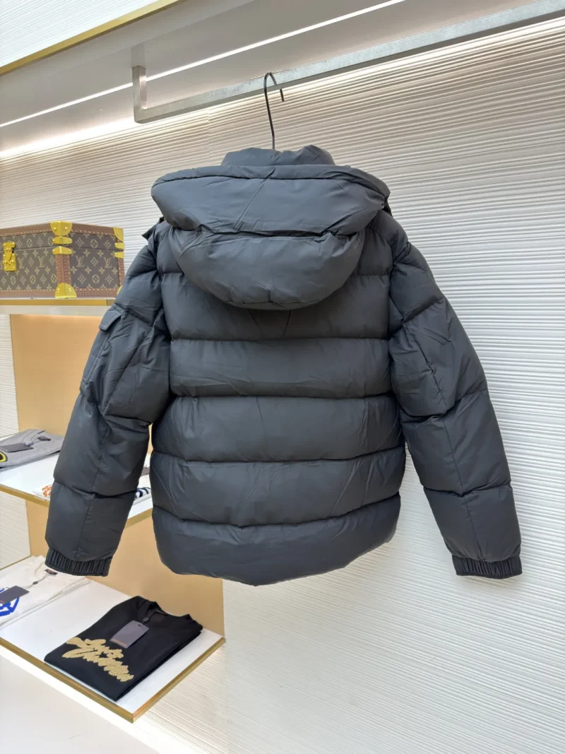 Replica Moncler Maya Down Jacket Black Hooded Reps - RepLuxe