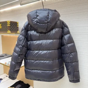 Replica Moncler Maya Down Jacket Navy Hooded Reps - RepLuxe