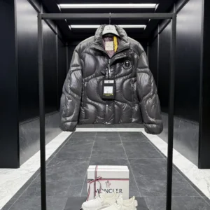 Replica Moncler Palm Angels Haunani Puffer Jacket Black Reps - RepLuxe