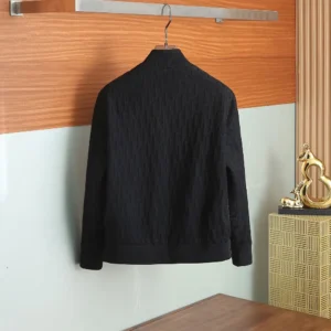 Replica Dior Knit Down Jacket Black Quilted Reps - RepLuxe