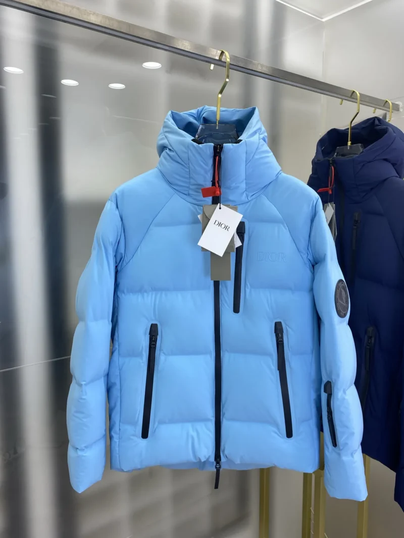 Replica Dior Descente Ski Jacket Light Blue Puffer Reps - RepLuxe