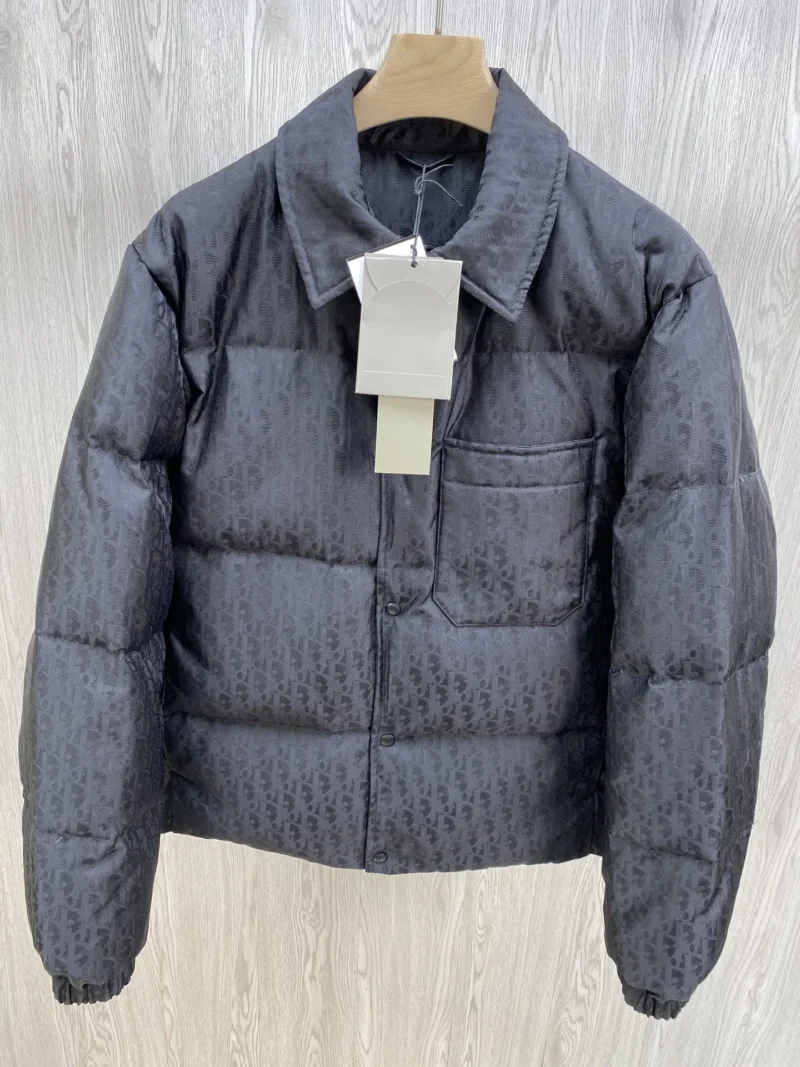 Replica Dior CD Classic Down Jacket Black Quilted Reps - RepLuxe