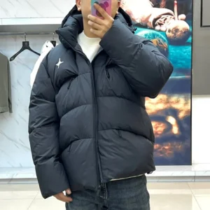 Replica Dior Glacier Down Jacket Black Hooded Reps - RepLuxe