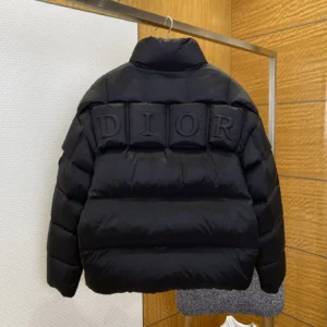 Replica Dior Down Jacket Black Quilted Reps - RepLuxe
