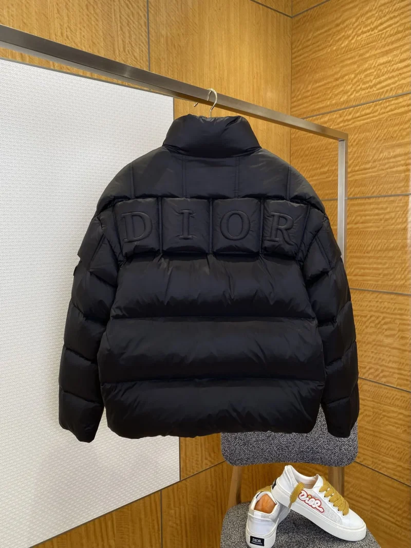 Replica Dior Down Jacket Black Quilted Reps - RepLuxe