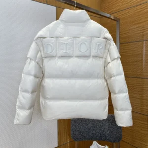 Replica Dior Down Jacket White Quilted Reps - RepLuxe