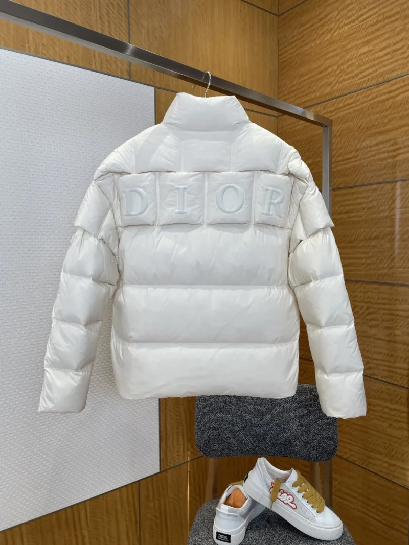 Replica Dior Down Jacket White Quilted Reps - RepLuxe
