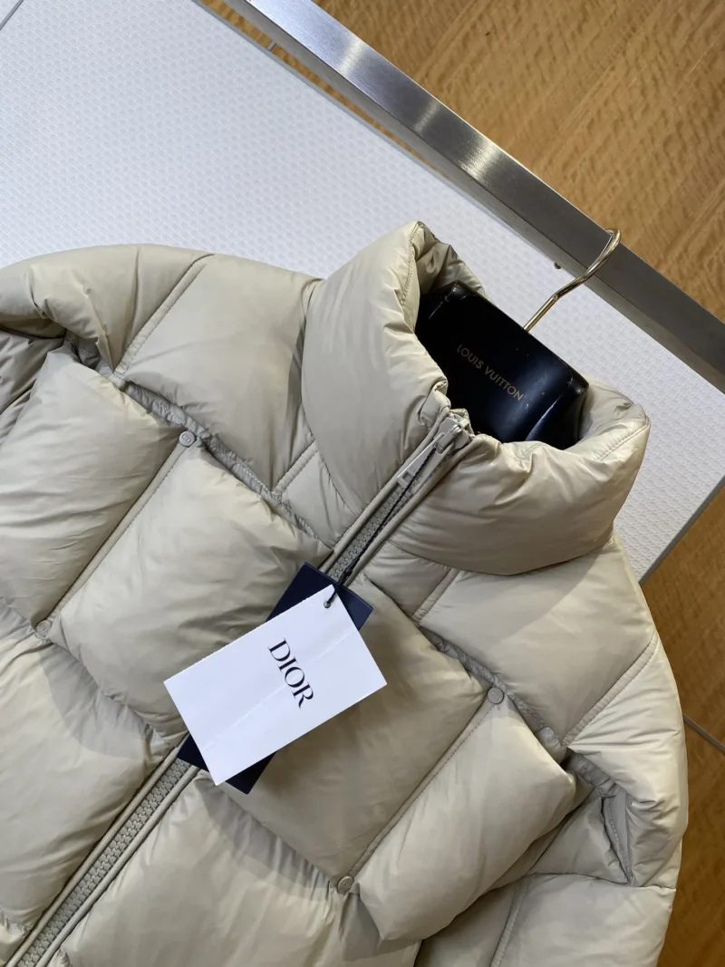 Replica Dior Down Jacket Beige Quilted Reps - RepLuxe