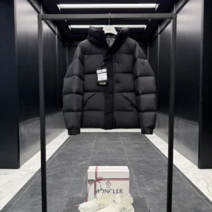 Replica Moncler Madeira Down Jacket Black Short Reps - RepLuxe