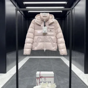 Replica Moncler Andro Short Down Jacket Pink Casual Reps - RepLuxe