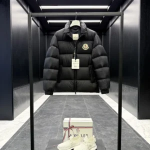 Replica Moncler Citala Down Jacket Black Short Reps - RepLuxe