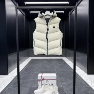 Replica Moncler Guersac Down Vest Cream Quilted Reps - RepLuxe