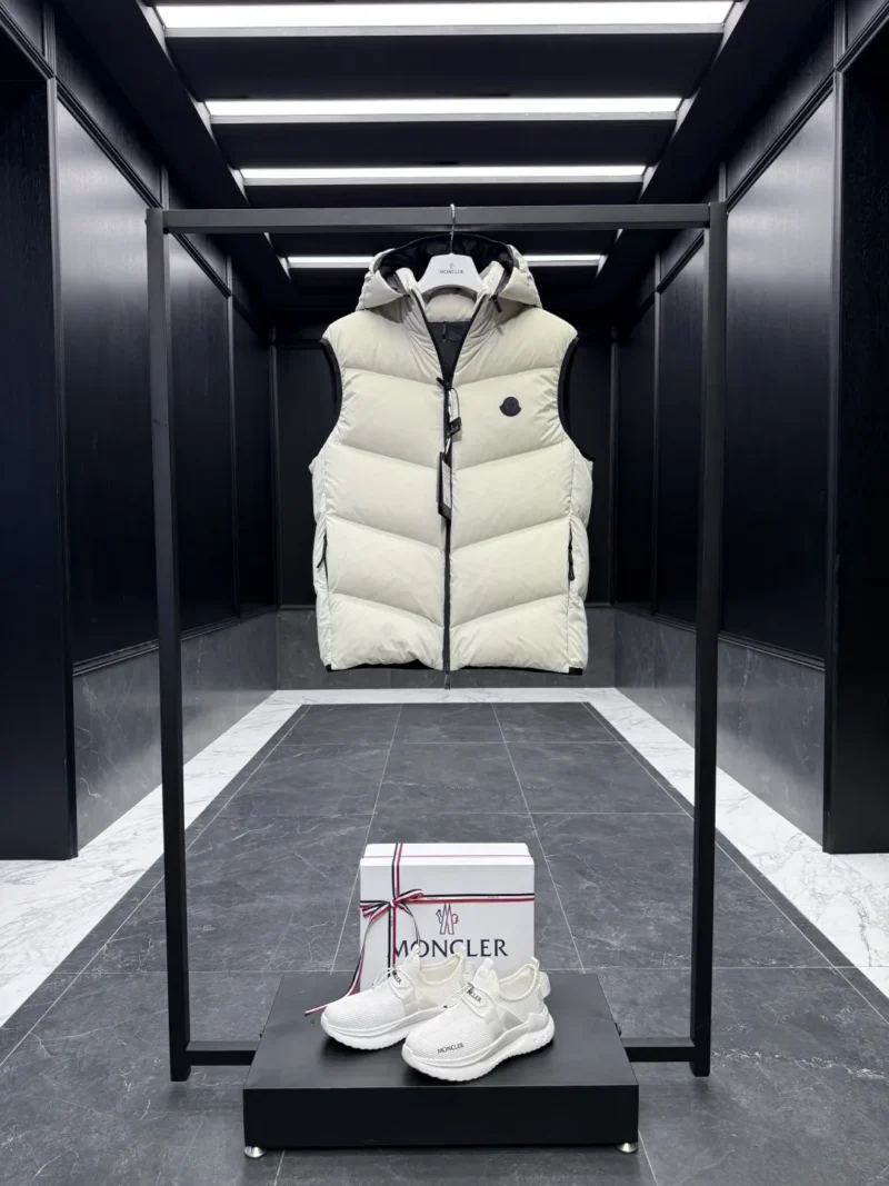 Replica Moncler Guersac Down Vest Cream Quilted Reps - RepLuxe