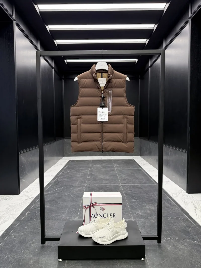 Replica Moncler Giaf Vest Brown Matte Style Reps - RepLuxe