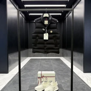 Replica Moncler Tibb Vest Black Matte Finish Reps - RepLuxe