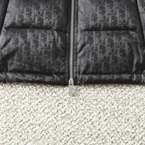Replica Dior Knit Down Jacket Black Quilted Reps - RepLuxe