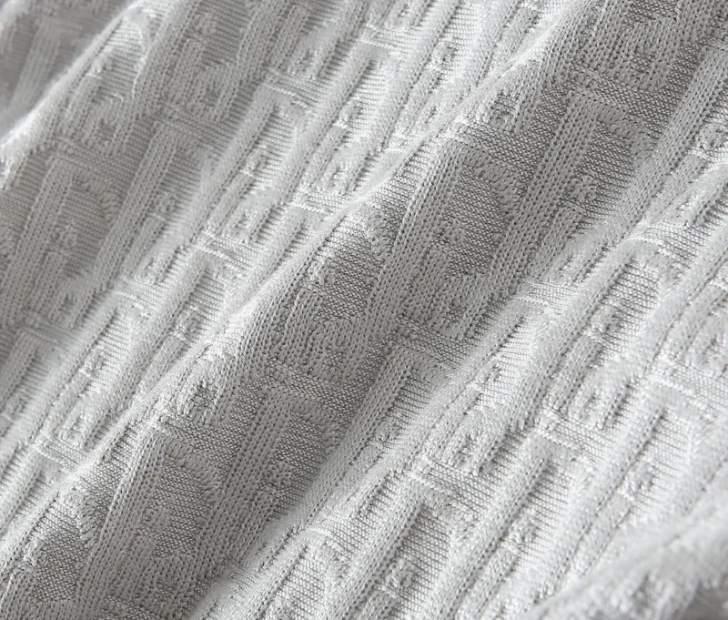 Replica Dior Knit Down Jacket White Unisex Reps - RepLuxe