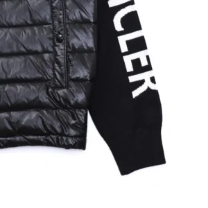 Replica Moncler M29 Knit Down Jacket Black Reps - RepLuxe